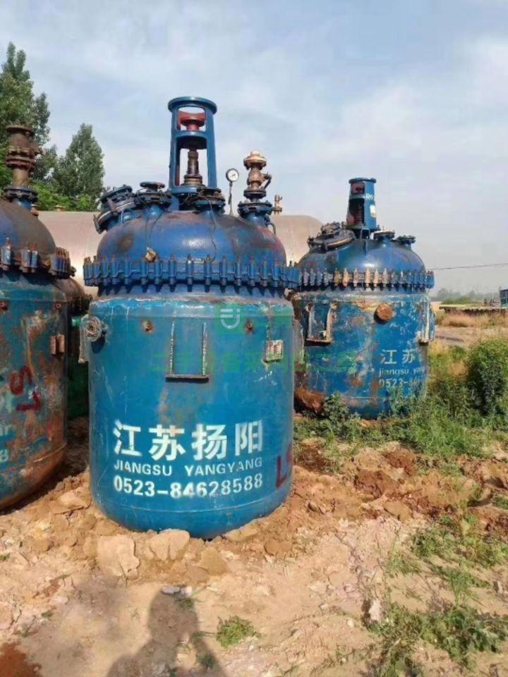 二手揚陽搪瓷反應釜，2噸3噸5噸轉讓
