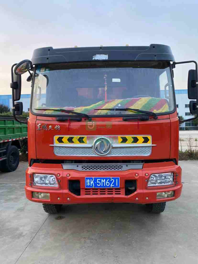 急售！東風天錦自卸車，4.5米大箱，六缸220馬力，輪邊橋，法士特10檔變速箱，100輪胎