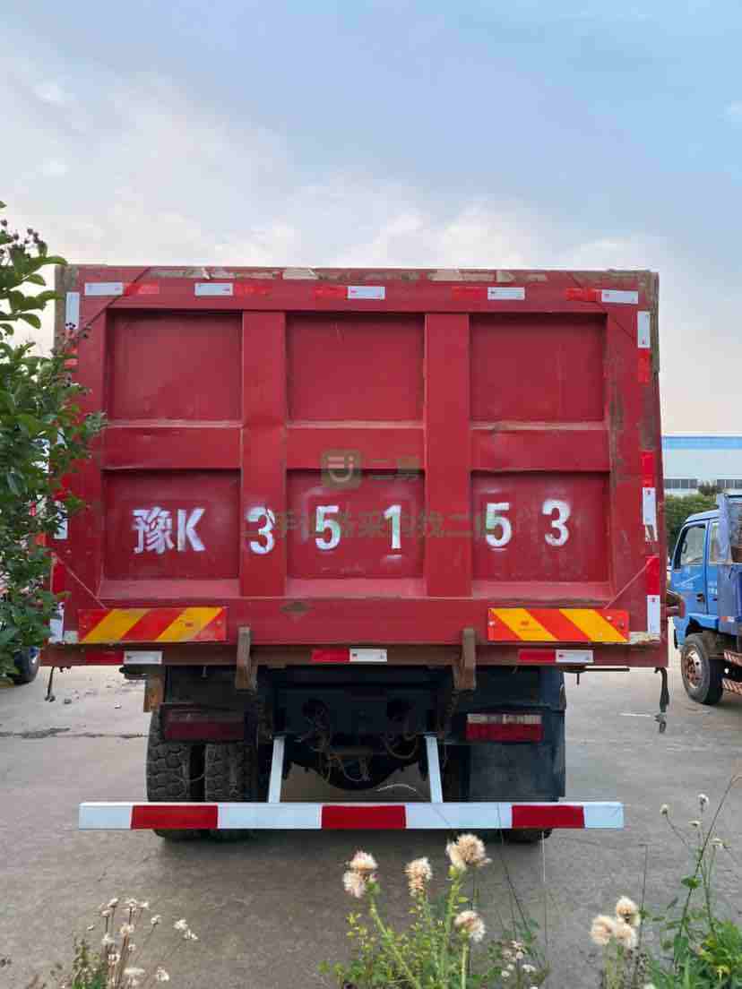 急售！大黃牌！宣德X6自卸車，前四后四，5.5米大箱，六缸220馬力，輪邊橋，前置頂，法士特10檔變速箱