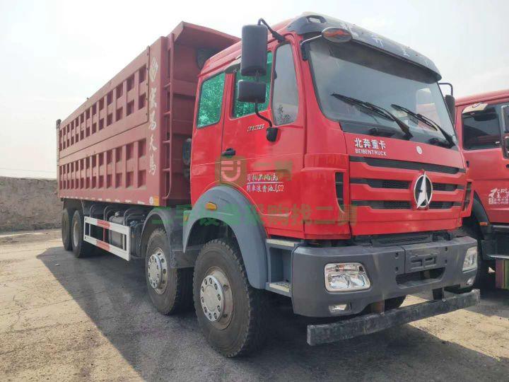 出售土方車18年沒手續國五大北奔，大箱長8.2米，濰柴380馬力