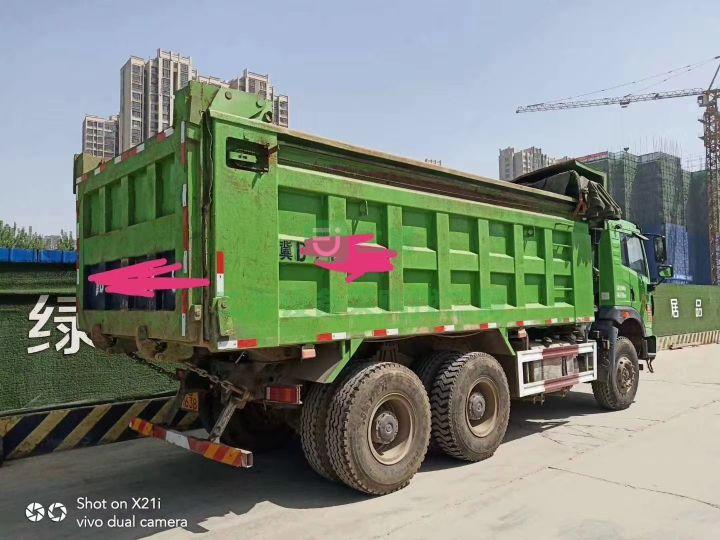 18年國五精品雙胞胎自卸車，箱長5.6米，1.5公告，帶原車環保篷工程車出售