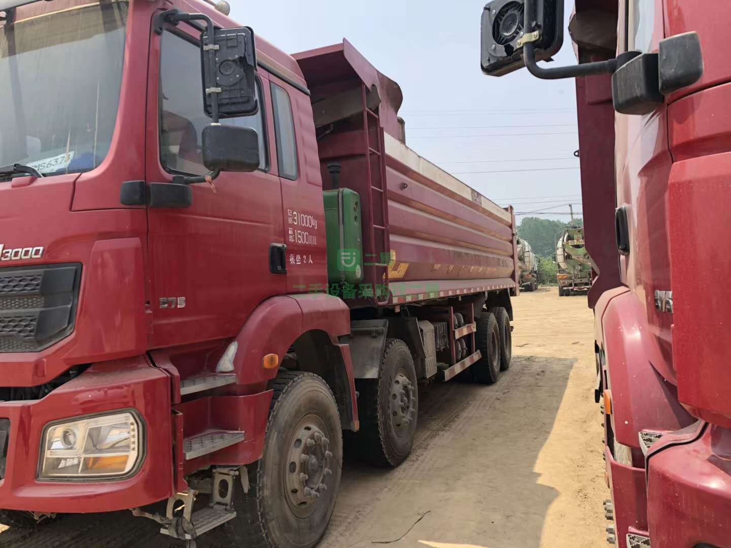 出售17年德龍自卸車(chē)，大箱8米6，燒天然氣車(chē)
