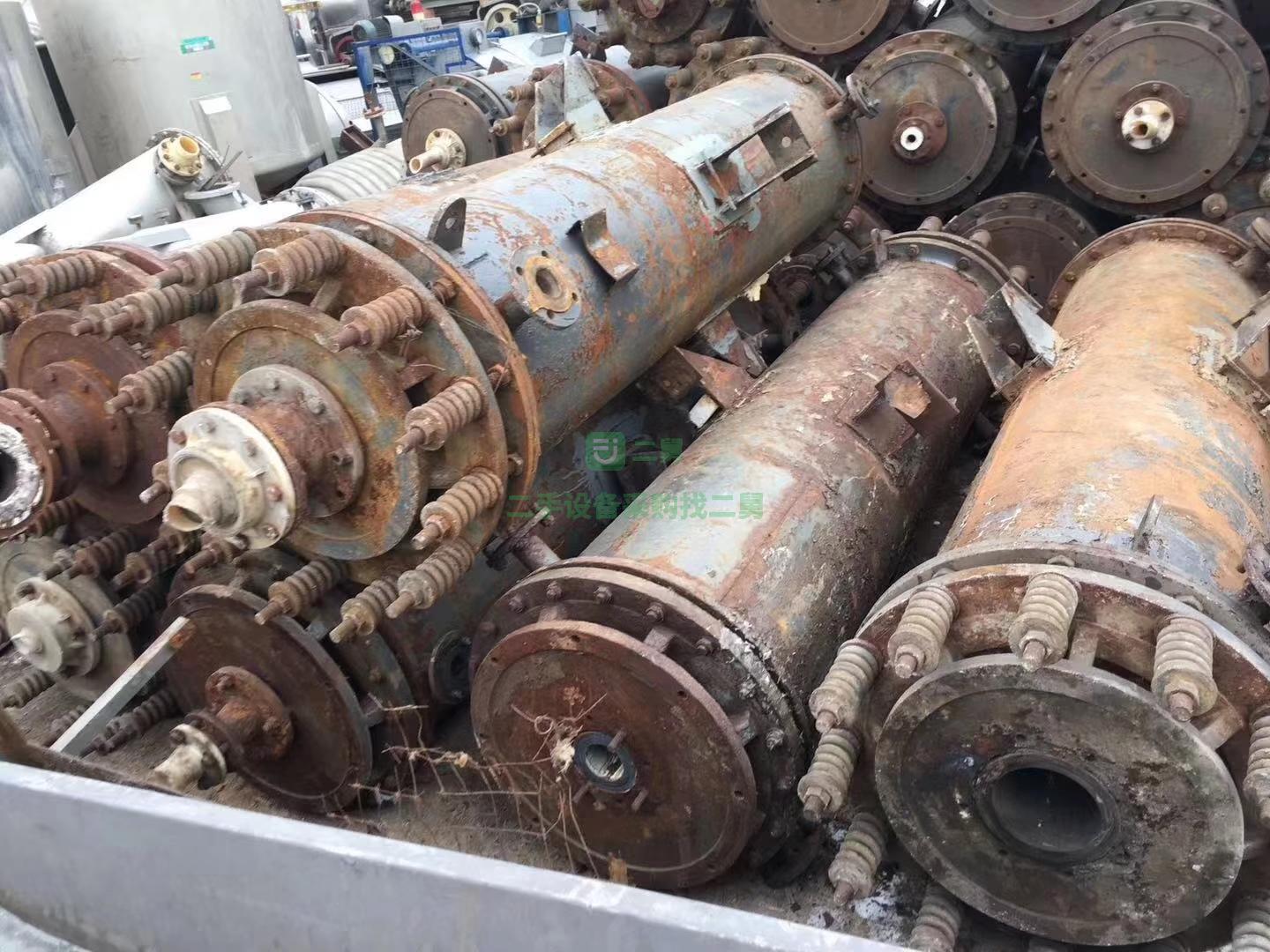 低價出售二手不銹鋼冷凝器 石墨冷凝器設備