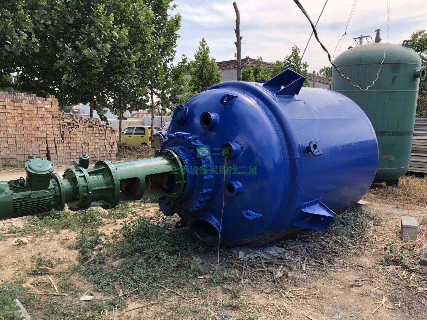 低價對外出售二手500L-10000L搪瓷反應釜 不銹鋼反應釜 不銹鋼冷凝器
