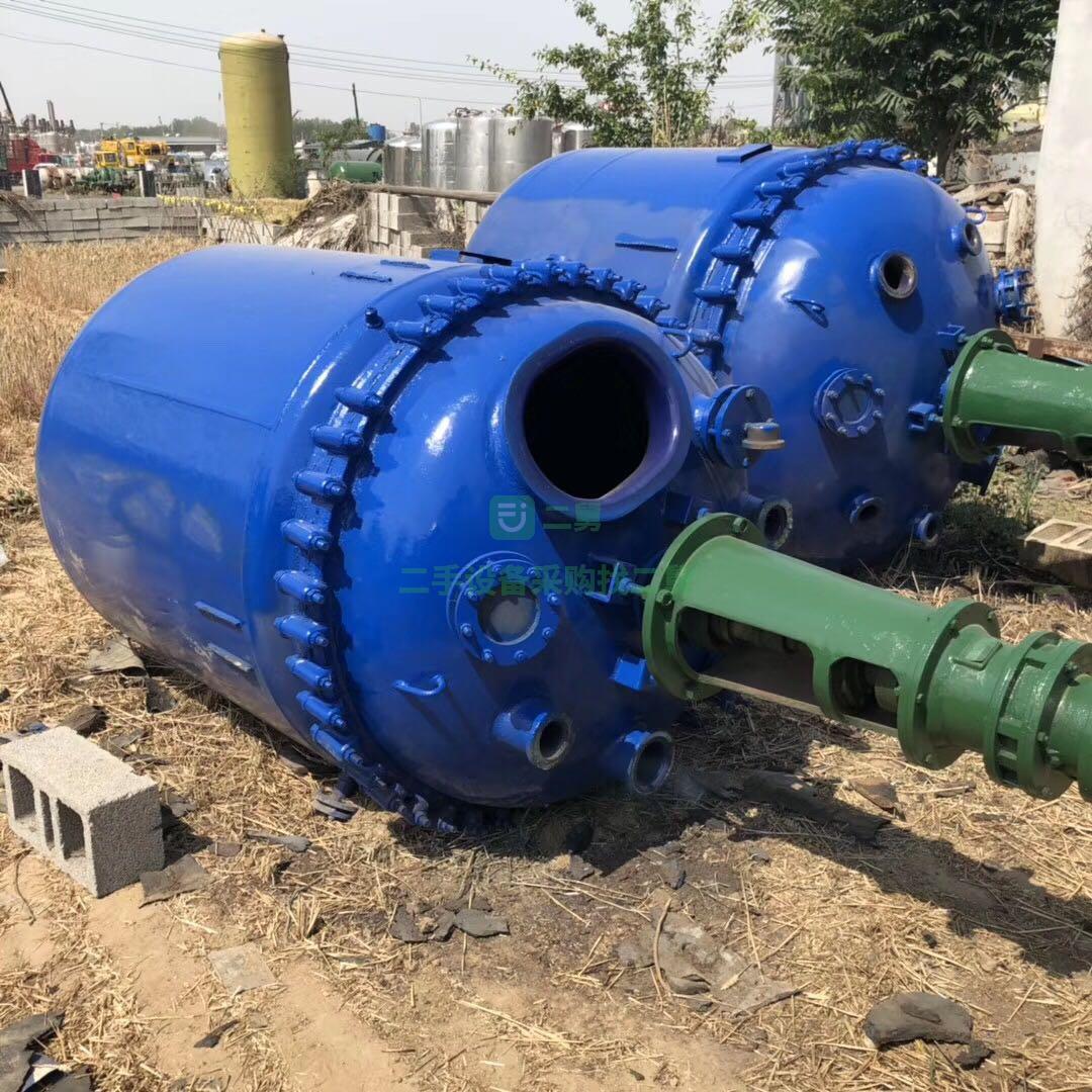低價對外出售二手500L-10000L搪瓷反應釜 不銹鋼反應釜 不銹鋼冷凝器