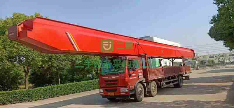 出售二手10噸行車起重機，跨度22.5米安裝調試