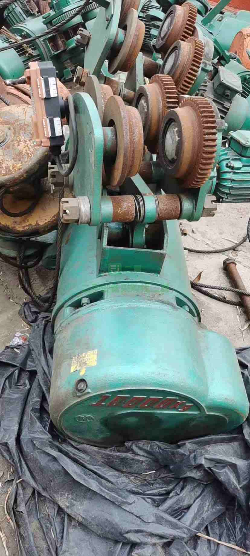 出售二手5噸單梁起重機(jī)，跨度19.5米