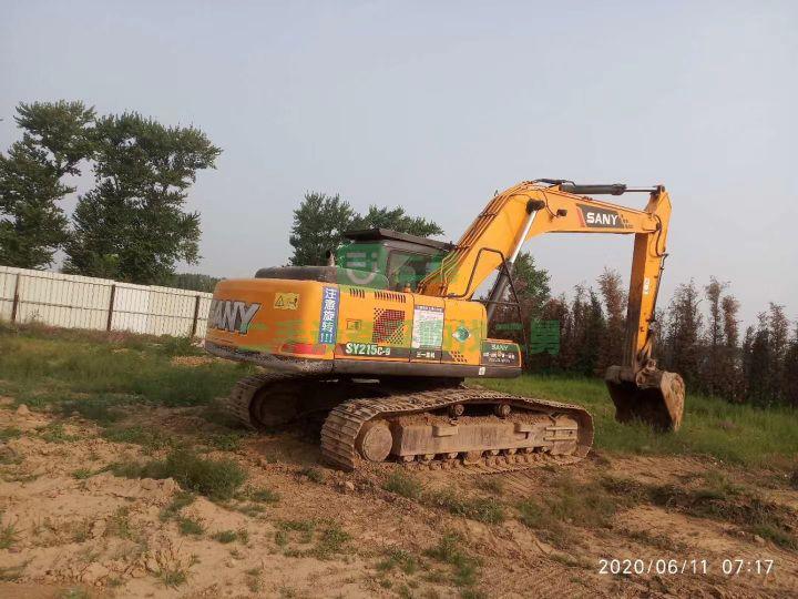 急售轉讓三一215挖掘機，性能免檢，工地土方干活車，沒打過錘