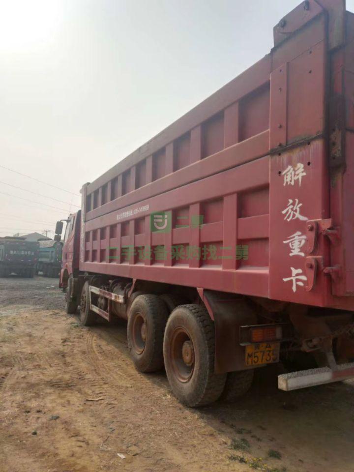 出售解放J6前四后八自卸車   12年12月上照  13年提車