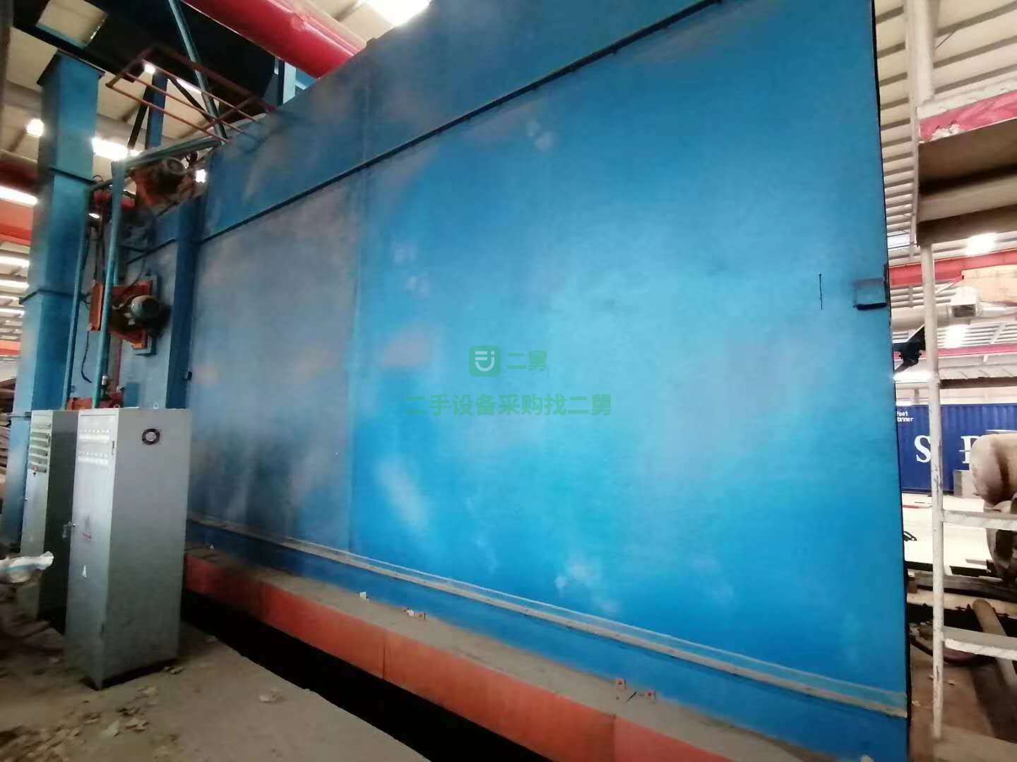大型通過式拋丸機出售，門口尺寸3.5?4.6米
