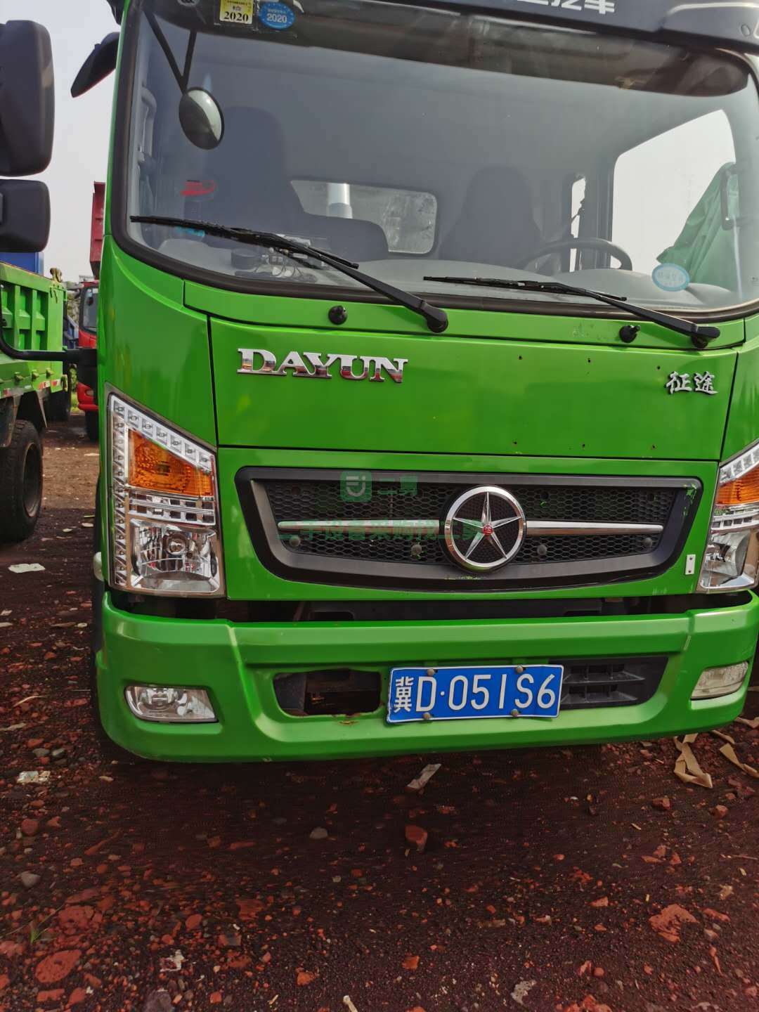 出售一臺19年大運征途自卸車，3.8米車廂153后橋