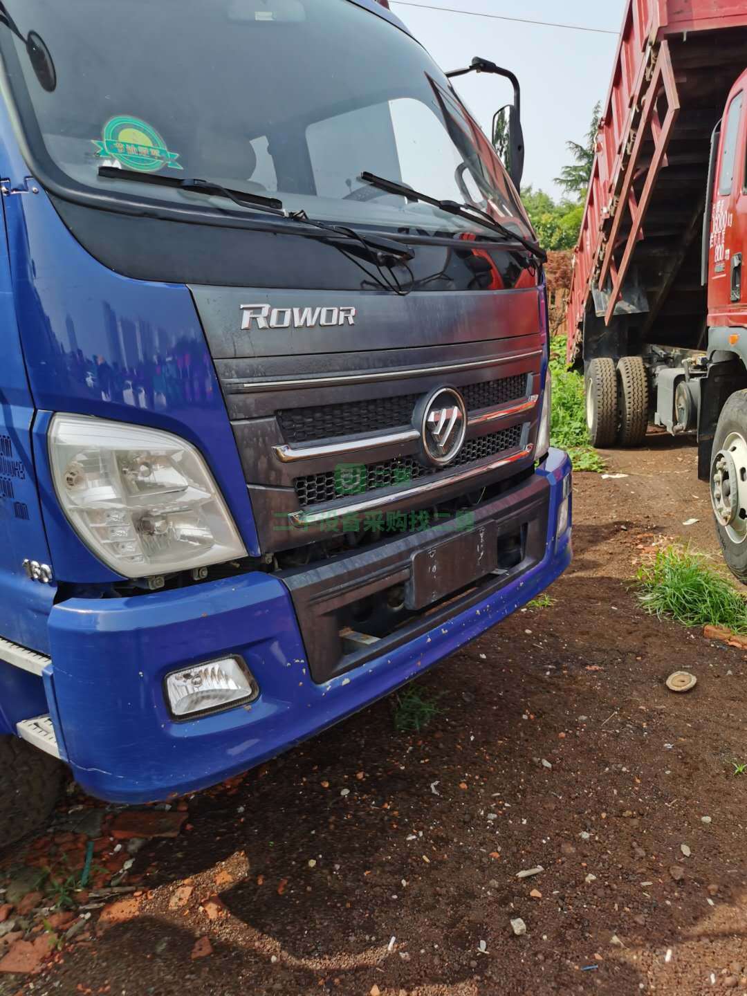 出售福田瑞沃自卸車，160馬力，大黃牌總質量18噸