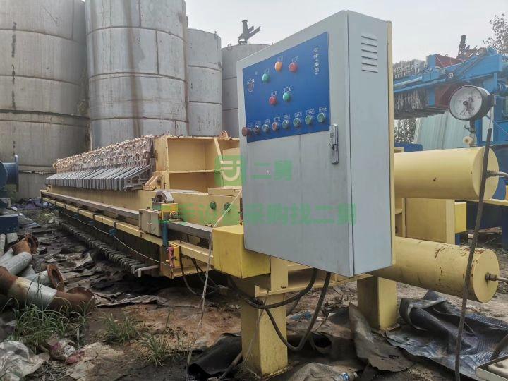 出售二手100平方景津壓濾機，設備完好