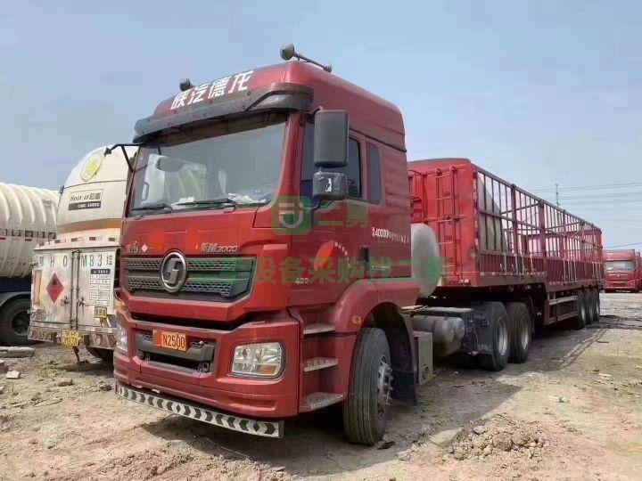 急售公司扣押車LNG德龍M3000燃氣牽引車