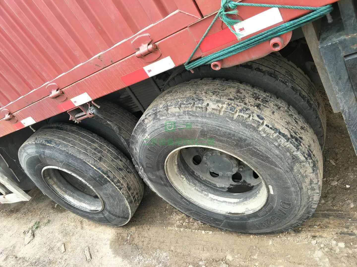 出售解放420前四后八綠通版高欄貨車