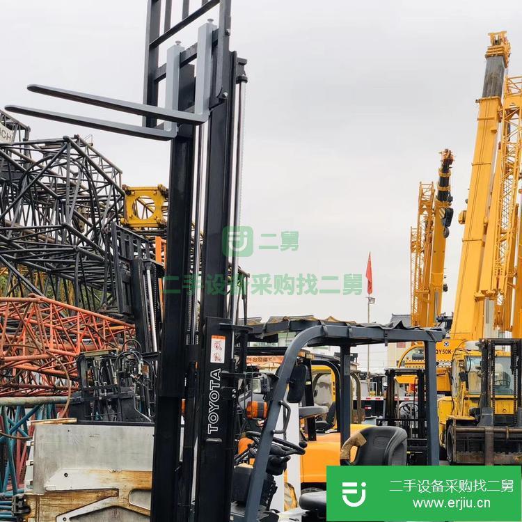 上海出售二手上海長富內燃四支點坐駕式叉車