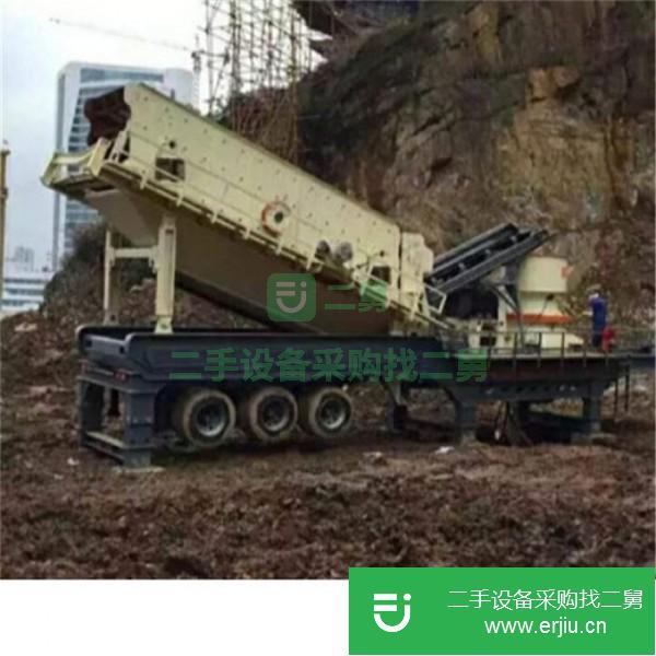 云南省出售二手車載式移動式石子破碎機(jī)