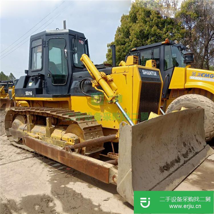 上海出售二手山推SD16履帶式工程推土機，5方，16噸