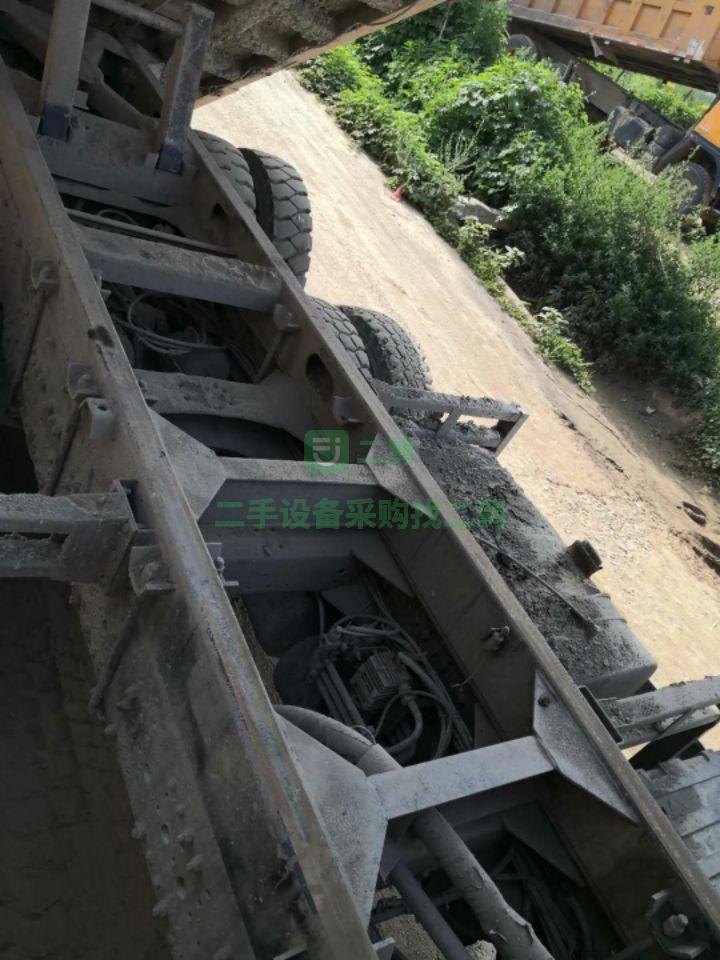出售二手八成新的陜汽德龍380馬力土方車