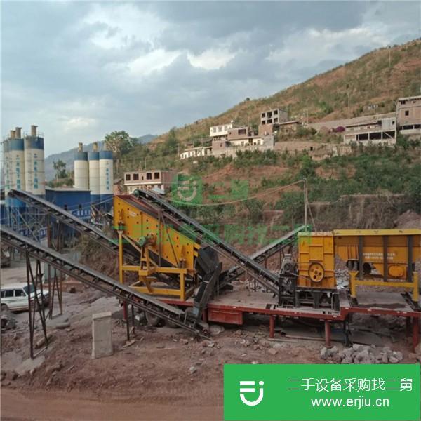 云南省出售二手小型車載移動式破碎機