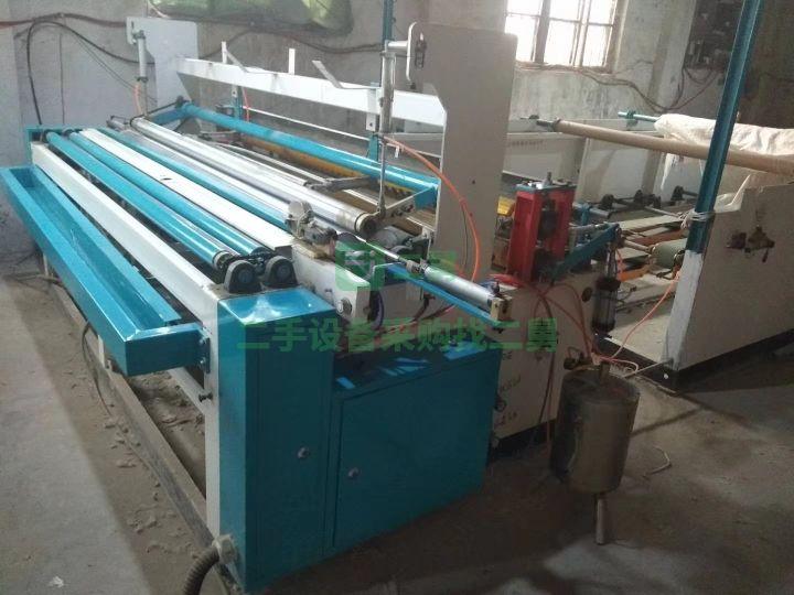 出售九成新的恒源1880復卷機半自動一條線