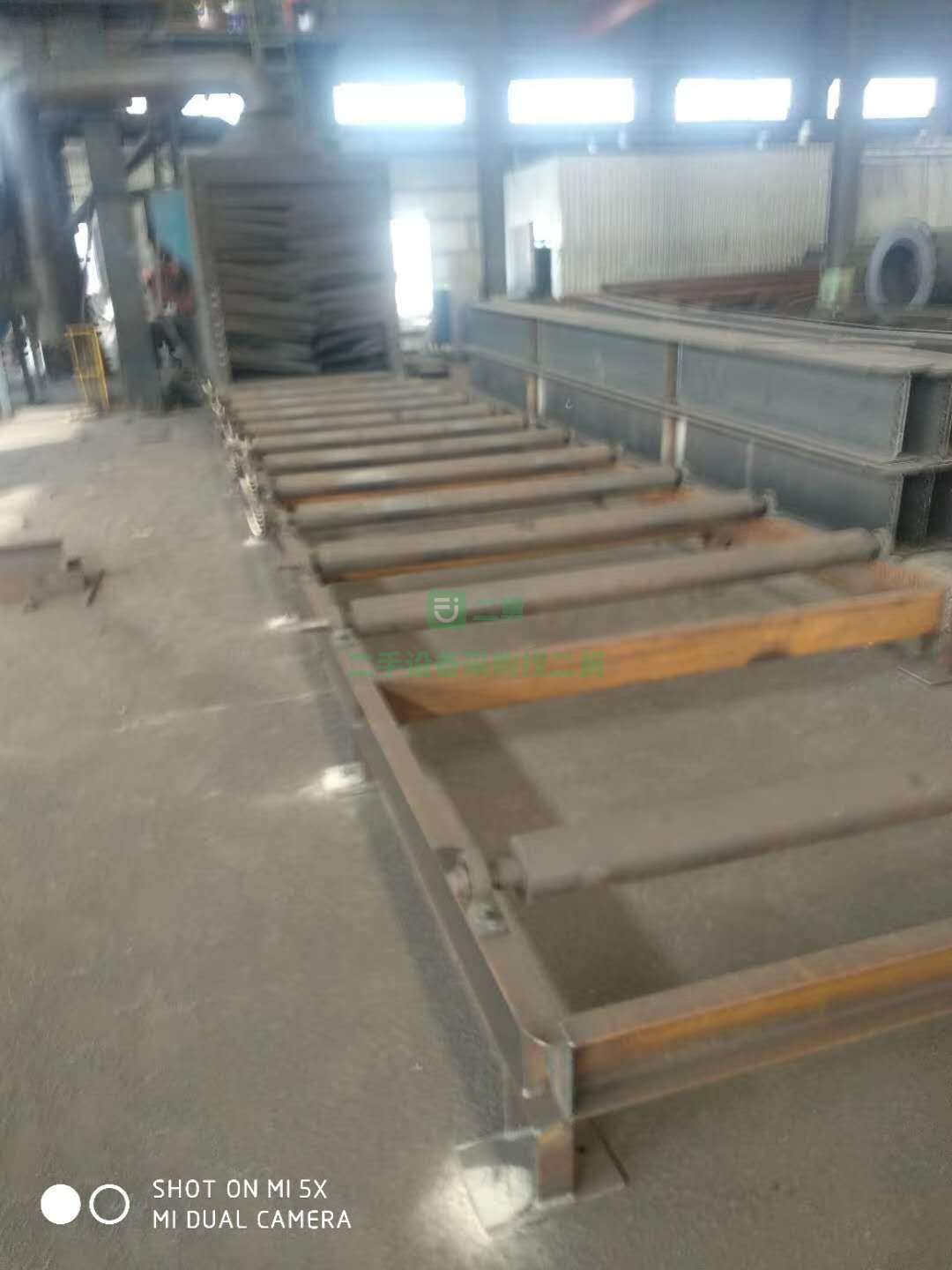 出售二手天津HP2000X2000，鋼結構H型鋼通過式拋丸機