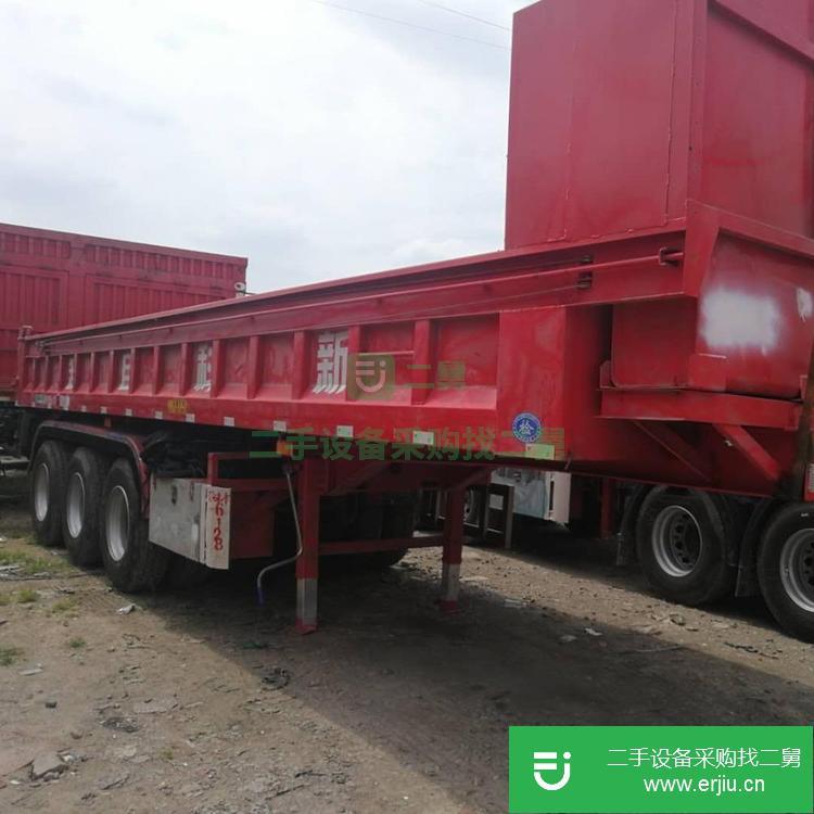 山東濟寧出售二手后翻半掛車