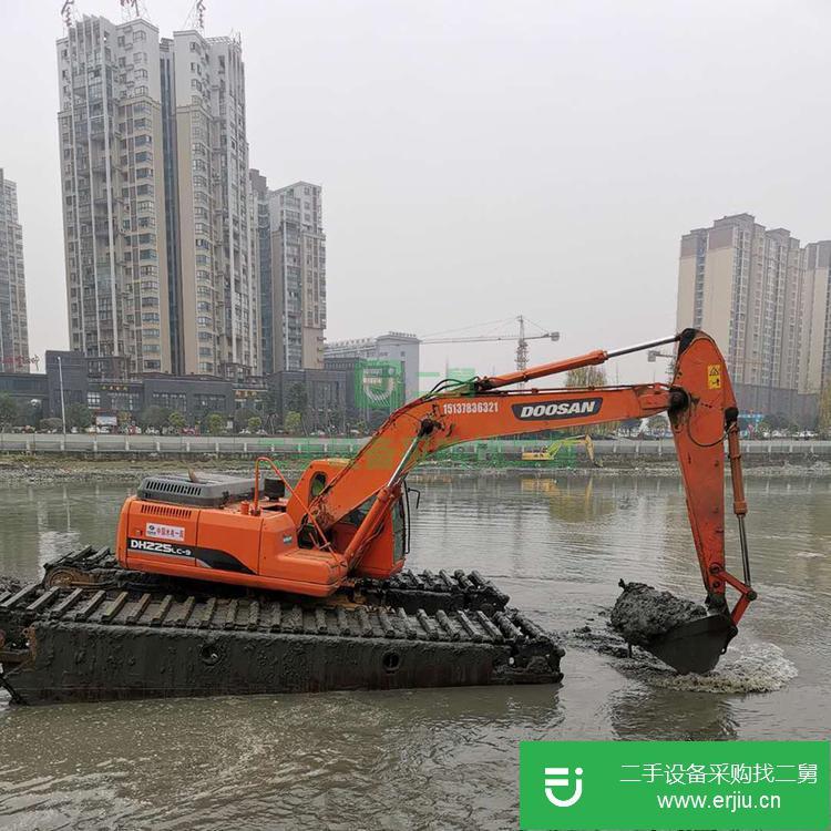 湖北荊州出售二手水陸兩用挖掘機