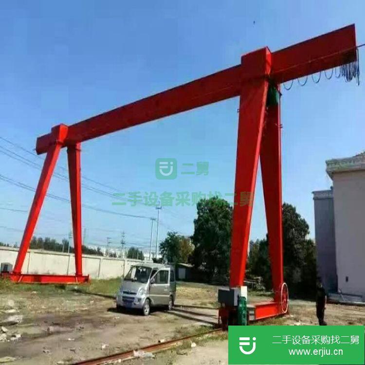 山東出售興魯二手MH型抓斗門式起重機