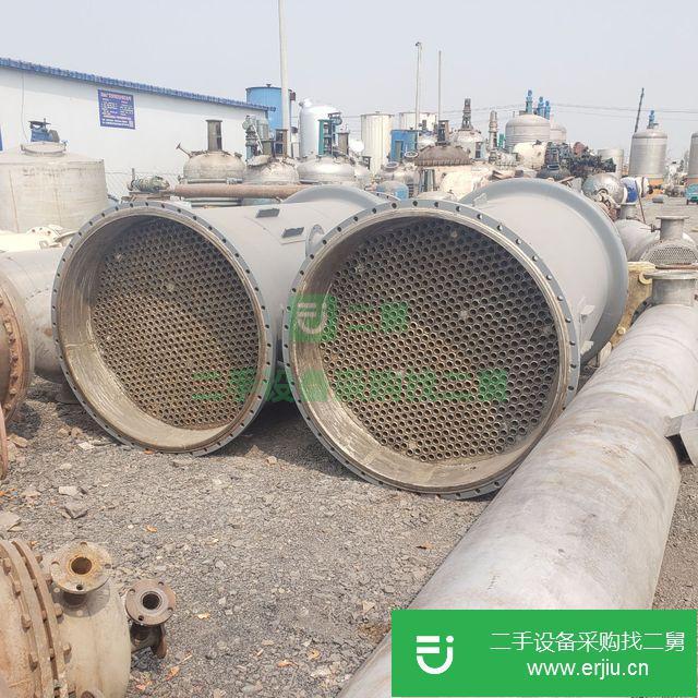 山東出售二手lnq011不銹鋼列管式冷凝器