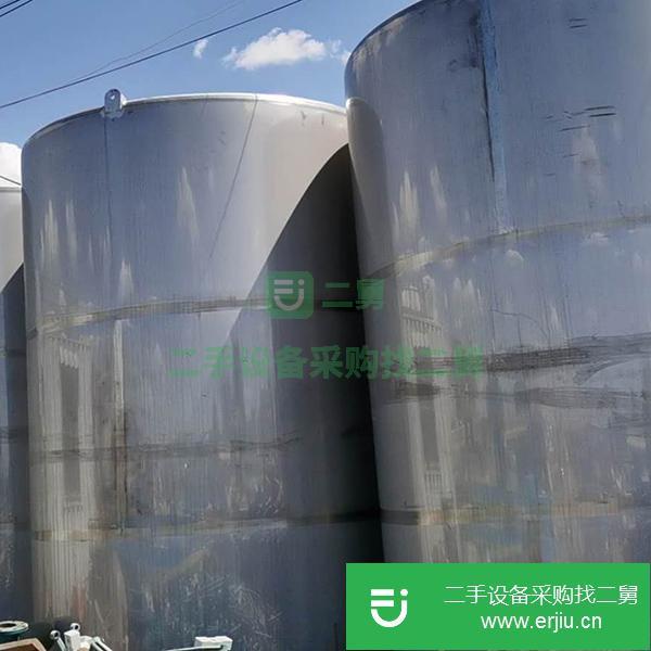 山東出售二手食品級內拋光不銹鋼儲罐