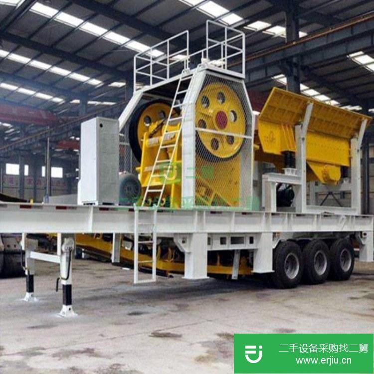河南出售二手移動式礦山破碎機