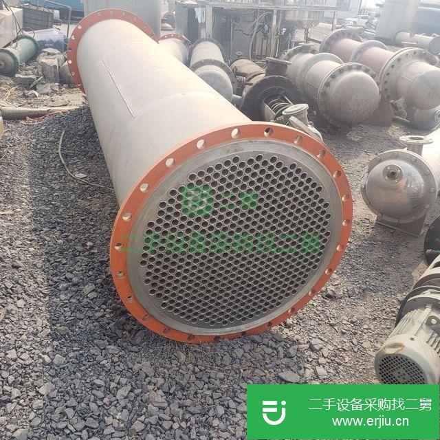 山東出售二手lnq011不銹鋼列管式冷凝器