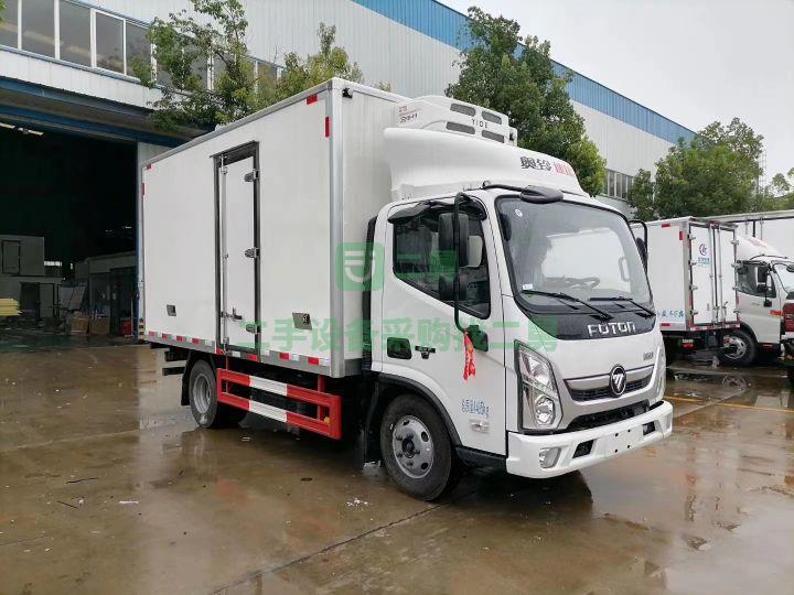 湖北隨州出售福田江淮重汽解放等4.2米藍(lán)牌冷藏車(chē)