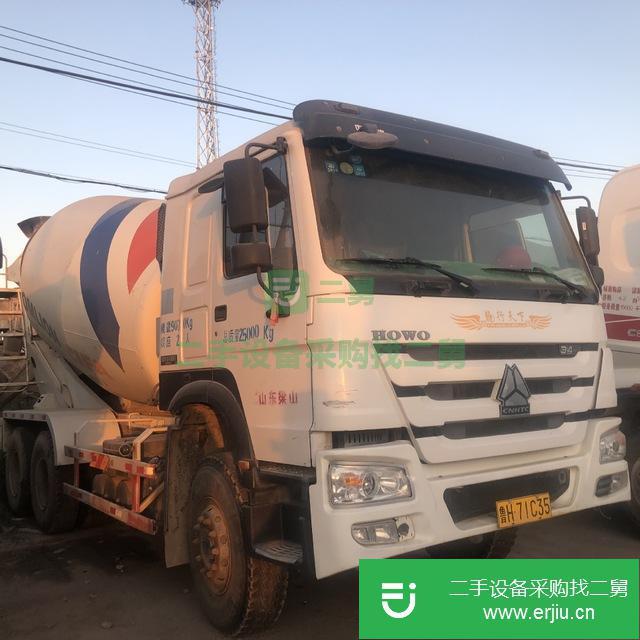山東出售二手混凝土攪拌車25萬以下九成新