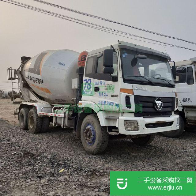 山東出售二手濕料式工程攪拌車