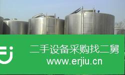 山東出售二手食品制藥類不銹鋼儲罐，5萬左右