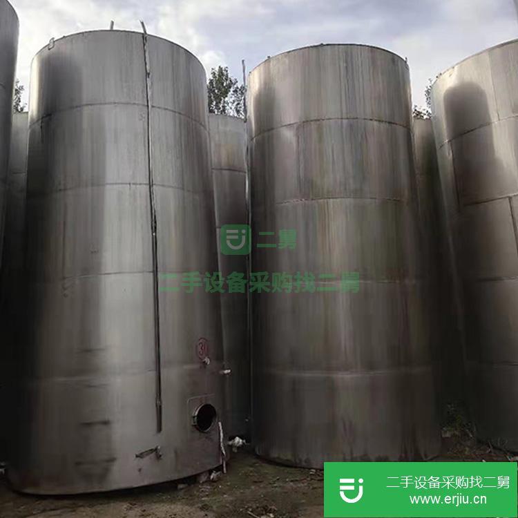 山東濟寧出售二手不銹鋼儲罐