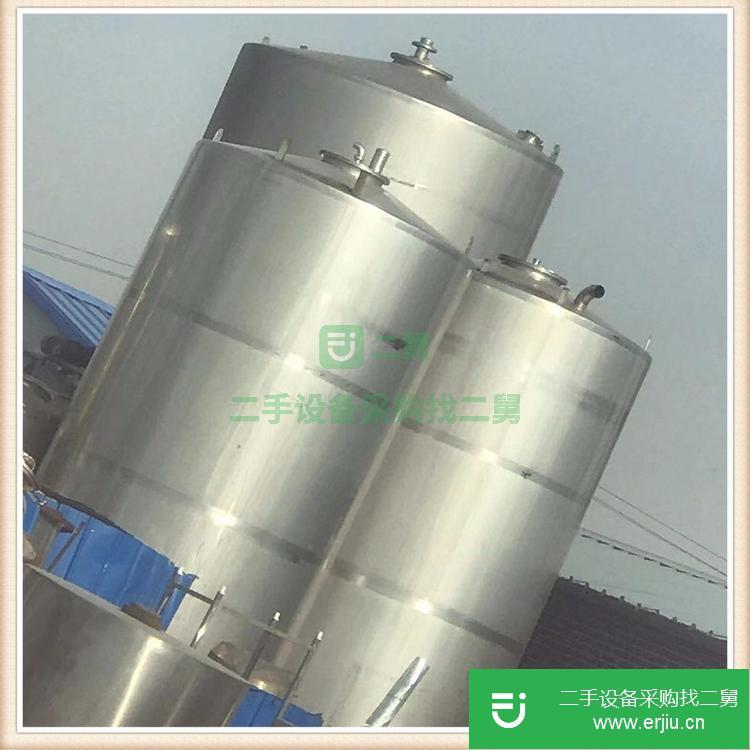 山東出售8個厚5噸二手不銹鋼儲存罐