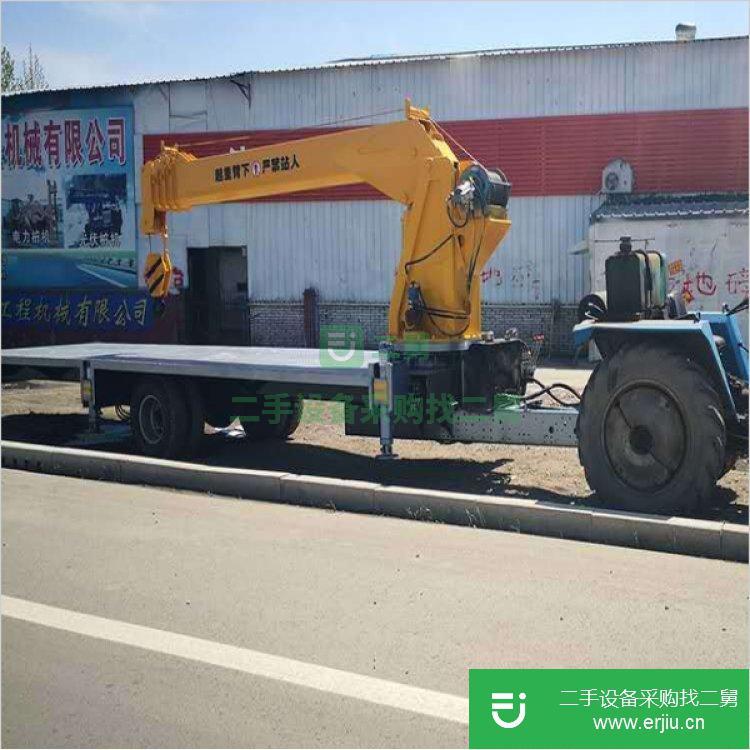 山東出售二手平板隨車吊八成新