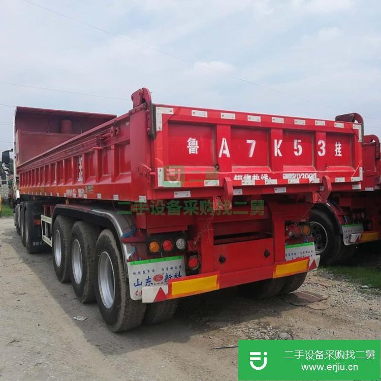 山東濟寧出售二手后翻半掛車