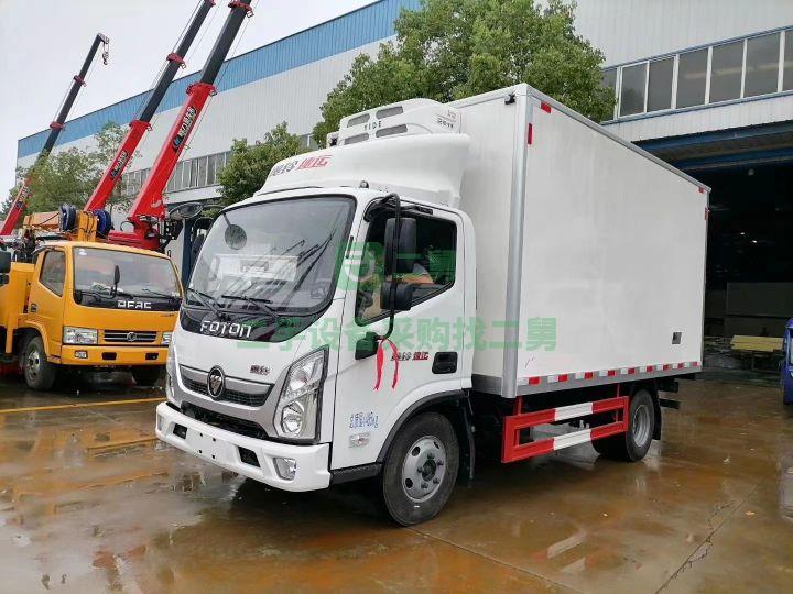 湖北隨州出售福田江淮重汽解放等4.2米藍(lán)牌冷藏車(chē)