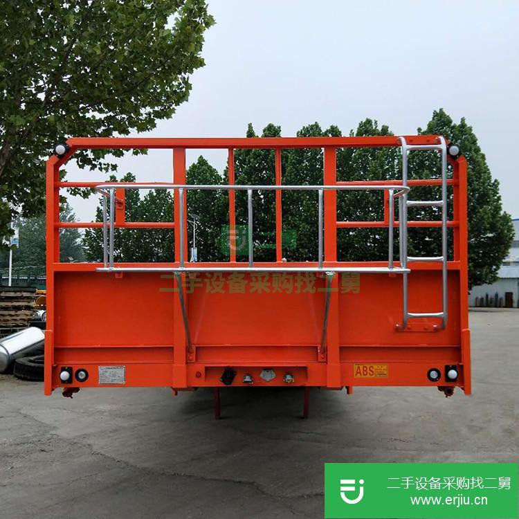 山東出售二手平板半掛車