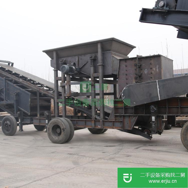 河北出售二手錘式移動制砂機