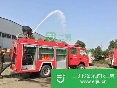 山東出售二手5立方水罐消防車