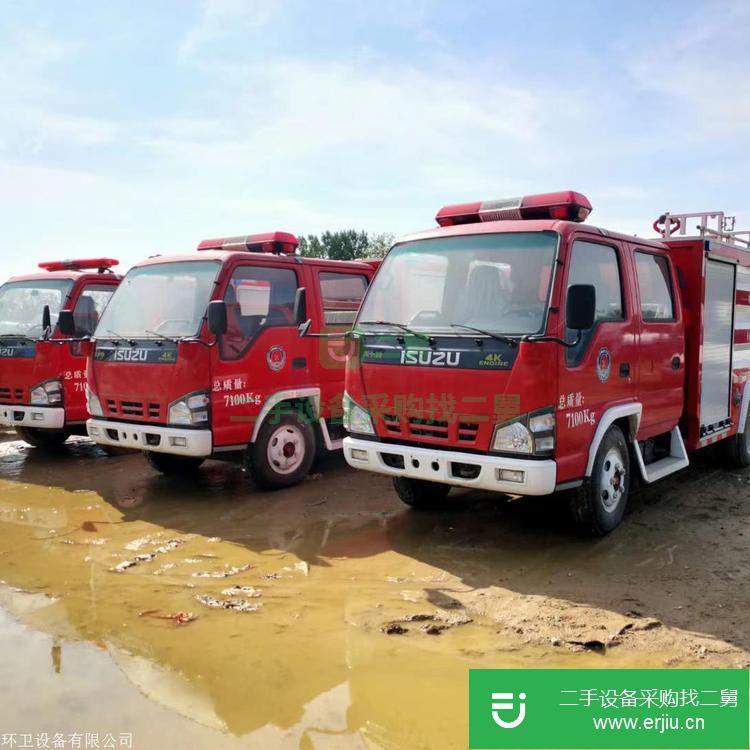 山東濟(jì)寧出售二手救援大型水罐消防車