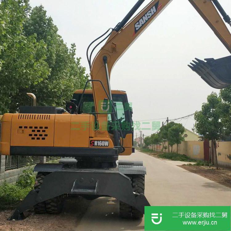 山東出售二手16噸輪式挖掘機(jī)