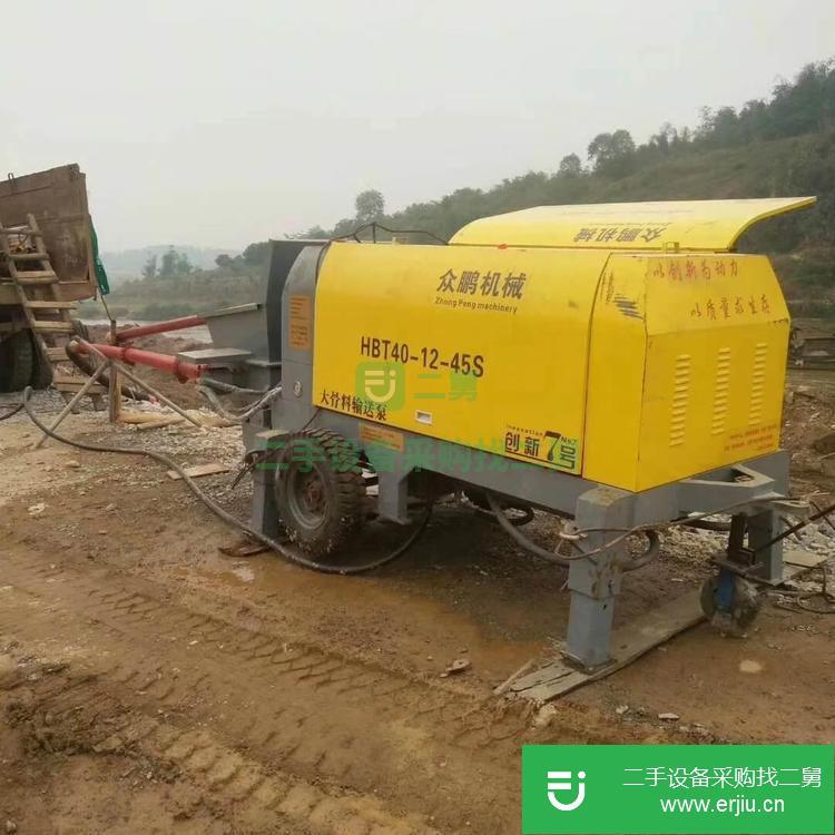 河北出售 二手混凝土輸送泵 九成新