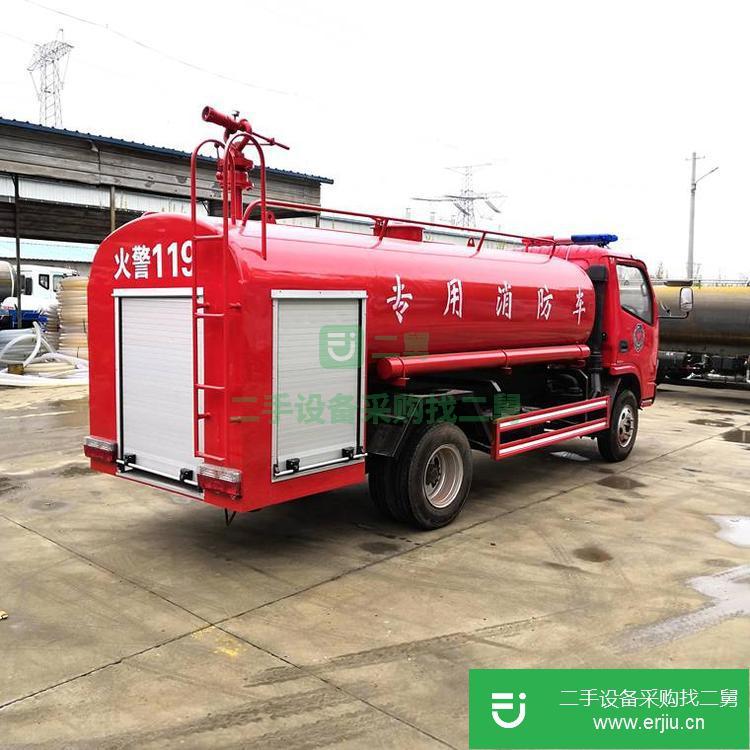 山東菏澤出售二手水罐消防車