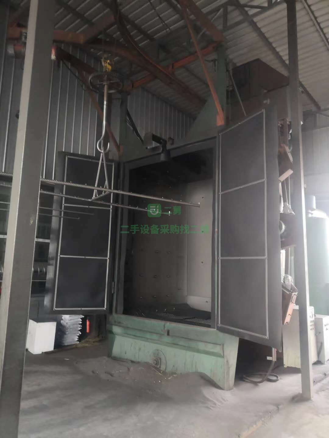 河北邯鄲3730雙鉤拋丸機一噸，低價出售